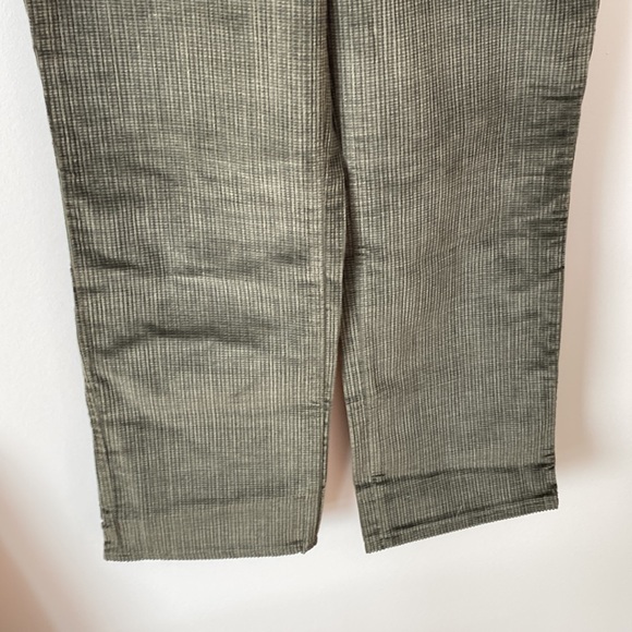 NWOT Vintage Mens Corduroy Grey Textured Stripped Pants - Picture 4 of 12